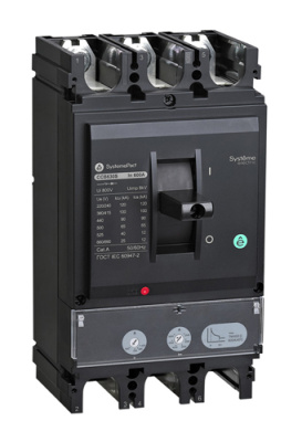 Автомат SYSTEMEPACT CCB630 50KA 3P3D TMD600 рычаг Systeme Electric Systeme Electric  SPC630N600L3DF