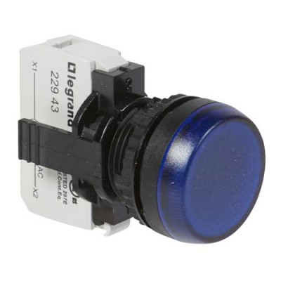 Лампа-индикатор - Osmoz - в сборе - с подсветкой - синий - 230 В~ Legrand Legrand  023793