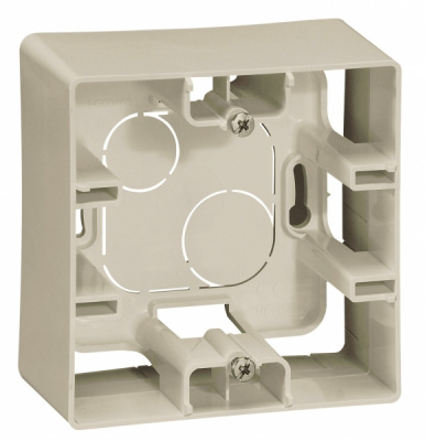 Коробка для накладного монтажа 1 пост Legrand Etika Cлоновая кость Legrand Etika 672520