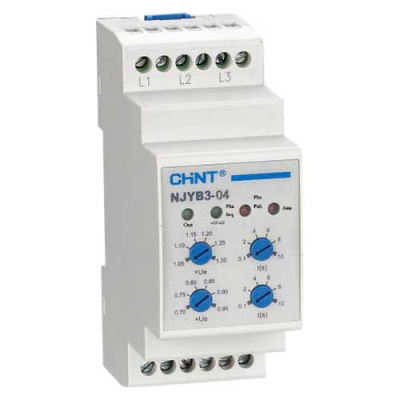 Реле контроль фаз NJYB3-15 AC220V CHINT CHINT  636025CHINT