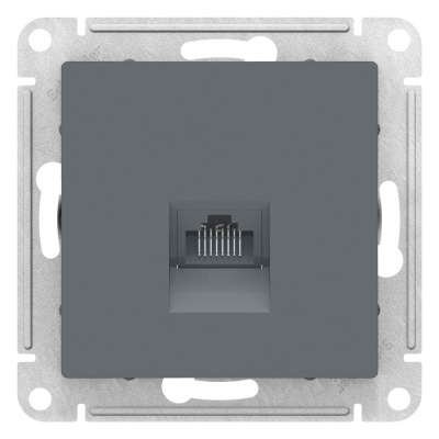 Розетка компьютерная RJ45 механизм Schneider Electric AtlasDesign Грифель Systeme Electric AtlasDesign ATN000783