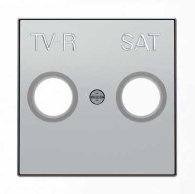 Накладка розетки TV-R/SAT ABB NIE Sky Серебристый алюминий 8550.1 PL ABB Sky 2CLA855010A1301