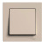 SE AtlasDesign Выключатель 1-клавишный Песочный сх.1 10АХ в сборе Systeme Electric AtlasDesign ATN001212