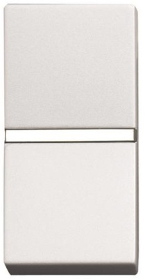 Переключатель 1-клавишный перекрестный 1 мод ABB NIE Zenit Белый N2110 BL ABB Zenit 2CLA211000N1101