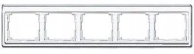 Рамка 5-постовая горизонтальная Jung SL 500 Белый Jung SL 500 SL5850WW