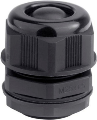  Кабельный ввод IP68, M25, с мембраной, черный, для кабеля d.13-18mm DKC DKC  53M2518