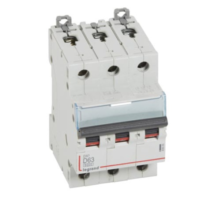Автоматический выключатель 3P 63A D 6kA Legrand DX3 Legrand DX3 408095