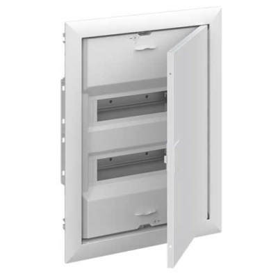 ABB Шкаф внутреннего монтажа UK624E3 на 24М с винтовыми N/PE с дверью ABB  2CPX077841R9999