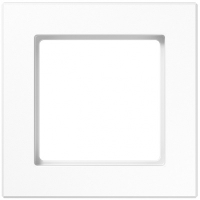 Рамка 1-постовая Jung A creation Белый Jung A серия AC581BFWW