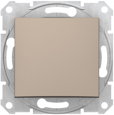 Переключатель перекрестный 1-клавишный 10A Schneider Electric Sedna Титан Schneider Electric Sedna SDN0500168