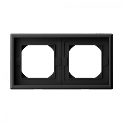 ARTGALLERY 2-постовая РАМКА IP44,  КАРБОН Systeme Electric ArtGallery GAL441002