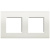 Рамка прямоугольная 2+2 мод Bticino Living Light Белый Bticino Living Light LNA4802M2BI