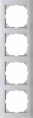 Рамка 4-постовая Merten M-Pure Алюминий Merten M-Pure MTN4040-3660