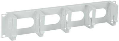 Кабельный органайзер 19" 2U 5 колец серый ITK ITK  CO35-2M5RM