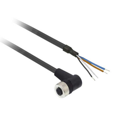 Коннектор м12,углов.,с каб. 5м Schneider Electric Schneider Electric  XZCP1241L5