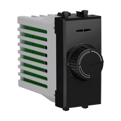 Диммер поворотный модульный, "Avanti", "Черный квадрат", 1 модуль DKC DKC Avanti 4402131DKC