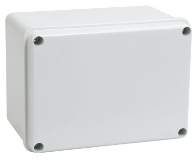Коробка распаячная о/п (гладкие стенки) 150х110х85мм, IP44 / серый IEK КМ41261 IEK КМ UKO11-150-110-085-K41-44