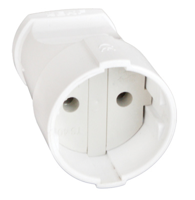 Гнездо штепсельное без заземления черная 10A 250В EKF PROxima EKF  ASG10-30