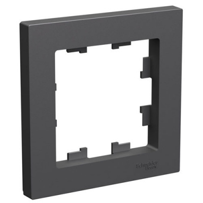 SE AtlasDesign Рамка 1-постовая Базальт Systeme Electric AtlasDesign ATN001401