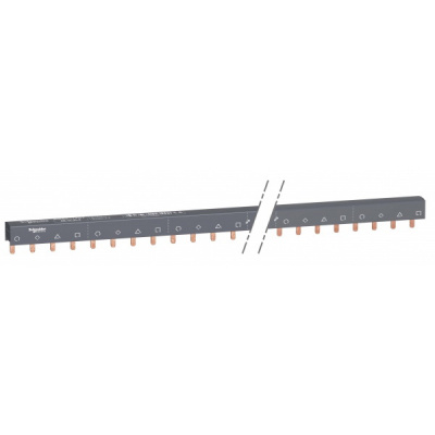 Шинки гребенчатая 4п (NL1L2L3…) 57 мод 18мм 100A разрезаемая Schneider Electric Schneider Electric Acti9 A9XPH457