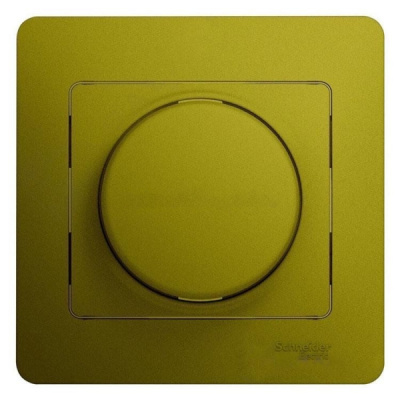 Светорегулятор (диммер) поворотный 300Вт в сборе Systeme Electric Glossa Фисташковый Systeme Electric Glossa GSL001034
