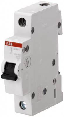 Автоматический выключатель 1P 1A (C) 6kA ABB SH201 ABB SH200 2CDS211001R0014