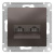 Розетка двойная компьютерная RJ45+RJ45 кат.5E механизм Schneider Electric AtlasDesign Мокко Systeme Electric AtlasDesign ATN000685