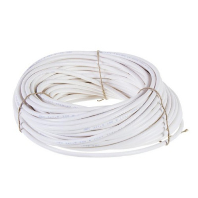 Провод соединительный ПВС 3х1,5 ГОСТ бухта 50м круглый белый КПП Россия  ПВС 3x1,5 50м