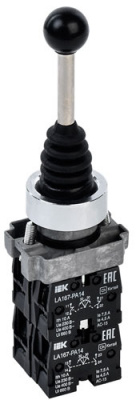 Джойстик LA167-PA14 4 полож. 4з с фиксацией черный IEK IEK  BBJ20-PA14-6-21-4-K02