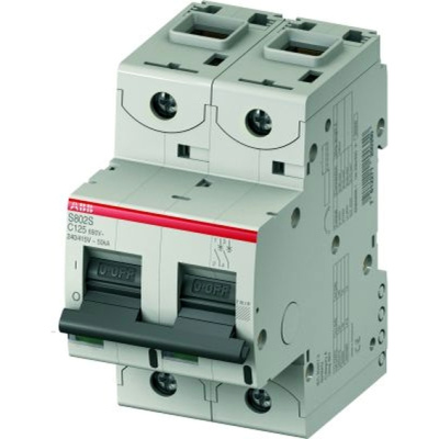 Автоматический выключатель 2P 25A (C) 25kA ABB S802C ABB S800C 2CCS882001R0254