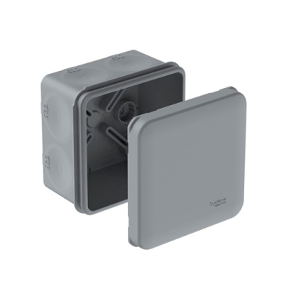 Systeme Electric MultiBox Коробка распределительная с мембранными вводами IP66 70х70х42 Серая (со стикером) под пистолет Systeme Electric MultiBox IMT351961