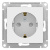 Розетка с заземлением со шторками 16A механизм Schneider Electric AtlasDesign Белый Systeme Electric AtlasDesign ATN000145