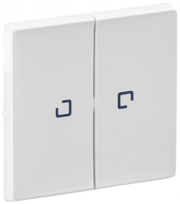 Клавиша 2-ая с подсветкой Legrand Valena Life Белый Legrand Valena Life 755220