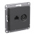 SE AtlasDesign Розетка двойная ТВ + компьютерная Базальт RJ45 кат. 5Е Systeme Electric AtlasDesign ATN001489