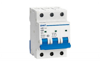 Автоматический выключатель NB1-63 3P 16A 6кА (C) CHINT CHINT NB1-63 179700CHINT