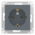 Розетка с заземлением 16A механизм Schneider Electric AtlasDesign Грифель Systeme Electric AtlasDesign ATN000743