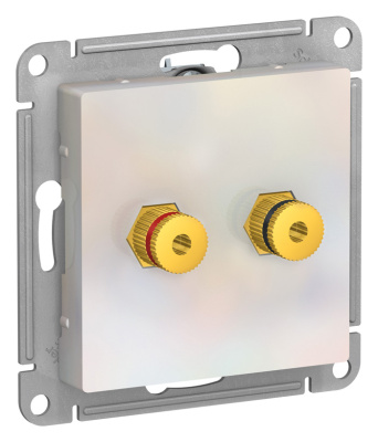 Аудиорозетка двухместная Schneider Electric AtlasDesign Жемчуг Systeme Electric AtlasDesign ATN000487