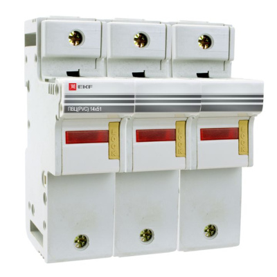 Предохранитель-разъединитель для ПВЦ 14x51 3P с индикацией EKF PROxima EKF PROxima ПВЦ pr-14-51-3