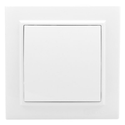 Выключатель 1-клавишный СП проходной 10A EKF Basic Минск Белый EKF Минск ERV10-025-10