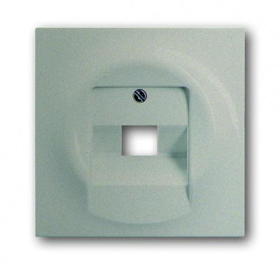 Накладка 1-й ТЛФ/комп розетки наклонной 0213/0216/0218 ABB BJE Impuls Шампань-металлик ABB Impuls 2CKA001753A8998