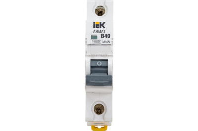 Автоматический выключатель 1P 40A (B) 10kA IEK M10N ARMAT IEK  AR-M10N-1-B040