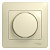 Светорегулятор (диммер) поворотный 300 Вт Schneider Electric Glossa Бежевый