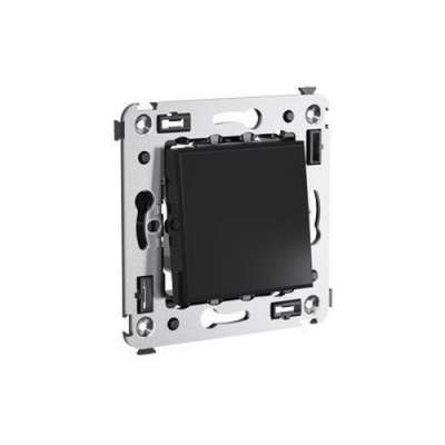 Переключатель одноклавишный в стену, "Avanti", "Черный квадрат" DKC DKC Avanti 4402113DKC