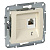 Розетка телефонная 1-ая RJ11 Schneider Electric Sedna Бежевый
