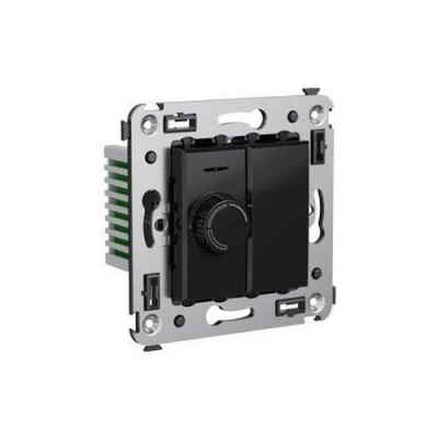 Диммер поворотный в стену, "Avanti", "Черный квадрат" DKC DKC Avanti 4402133DKC