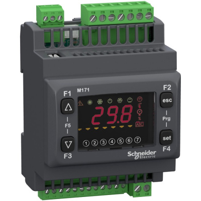 Оптим плк м171, дисплей, 14 I/Os, Vac Schneider Electric Schneider Electric  TM171OD14R