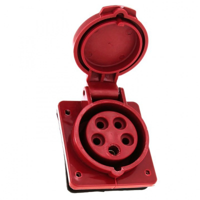 Розетка стационарная внутренняя 425 3P+PE+N 32A 380В IP44 EKF PROxima EKF  ps-425-32-380