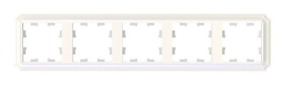 SE AtlasDesign ANTIQUE Рамка 5-постовая Жемчуг Systeme Electric AtlasDesign ATN100405