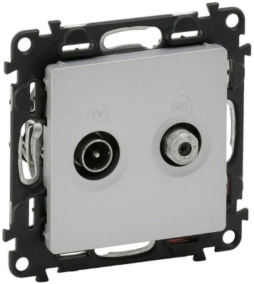 Розетка TV-SAT "звезда" Legrand Valena Life Алюминий Legrand Valena Life 753664