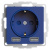 SE AtlasDesign Розетка c 2 USB Аквамаринин 16А A+A 5В/24А 2х5В/12А механизм Systeme Electric AtlasDesign ATN001130